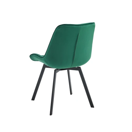 Стул ROBERT 360 велюр изумруд