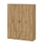 Шкаф распашной для одежды ШК 1 (Серия 2), Дуб золотой