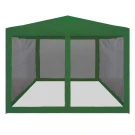 Быстросборный тент-шатер с москитной сеткой 3×3 Серии S1  -  Зеленый