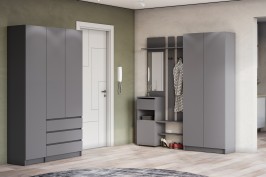 Прихожая Бали, Графит. Комплект 10