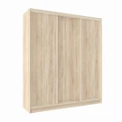 Шкаф-купе трехдверный 2000 Домашний Дуб сонома