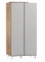 Шкаф для одежды 58.16 Гавана Кейптаун / Серый