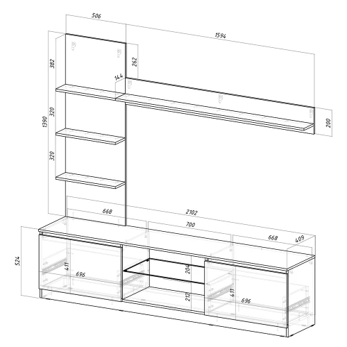 Гостиная Убер ГС-05