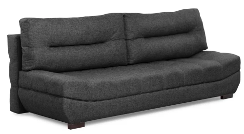 Диван еврокнижка Орион, рогожка  черная,144