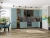 Кухонный гарнитур Флэт-05 Grey-green In 2S-Graphite