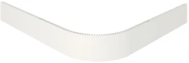 Цоколь радиусный ПВХ Белый 95*1006*13