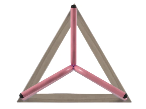 Вешалка напольная Галилео 213 розовый/шимо