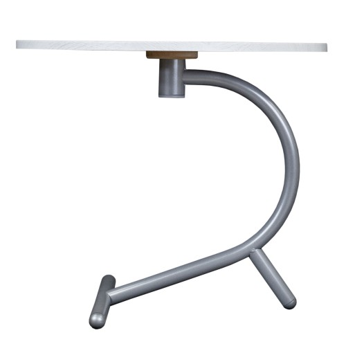 Стол журнальный Дуэт 14 дуб дымчатый/металлик