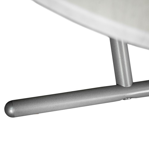 Стол журнальный Дуэт 14 дуб дымчатый/металлик