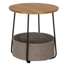 Стол журнальный Саут 11Д дуб вотан/черный