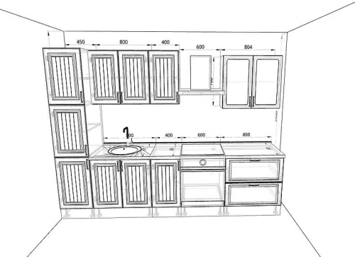 Кухня Принцесса Комплектация 8
