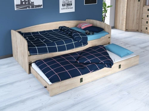 Кровать-тахта «Валенсия» (основание ЛДСП), Дуб сонома