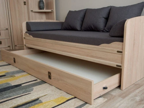 Кровать-тахта «Валенсия» (основание ЛДСП), Дуб сонома