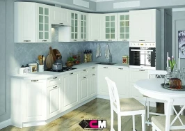 Кухонный гарнитур Мария 270х200 белый дуб Кухонный гарнитур Мария 270х200 белый дуб