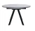 Стол DikLine RD100 Бетон/опоры черные