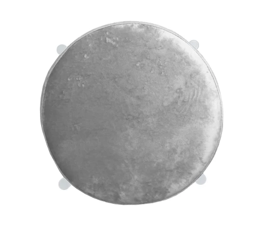 Комплект 2 шт. Табурет DikLine, M13 светло-серый, ножки белые