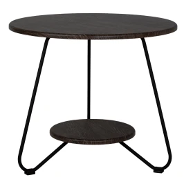 Стол журнальный BeautyStyle 38 дуб шоле коричневый/черный