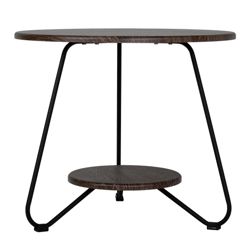 Стол журнальный BeautyStyle 38 дуб шоле коричневый/черный