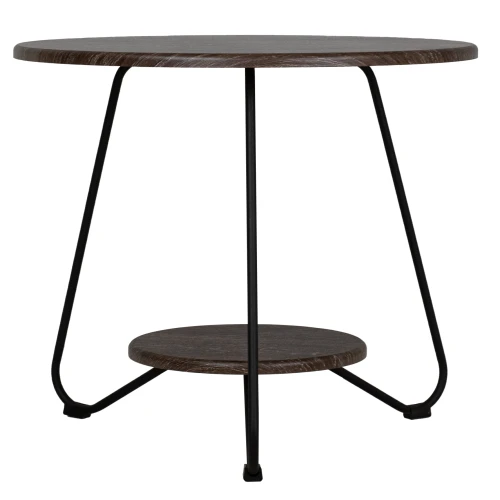 Стол журнальный BeautyStyle 38 дуб шоле коричневый/черный