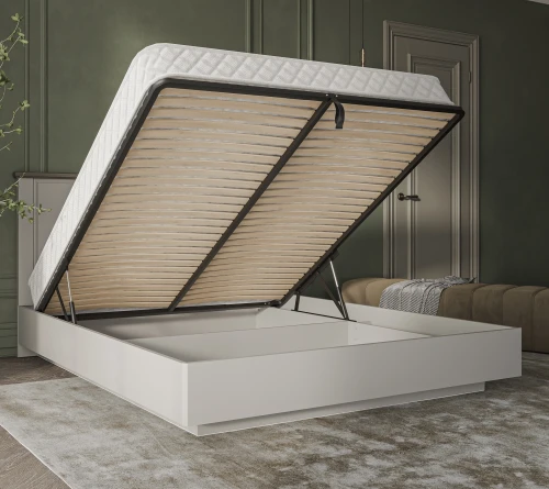 TOSCANA NEW, Кровать 180 с подъемником. Цвет ПЕРСИДСКИЙ ЖЕМЧУГ/КАНЬОН