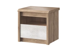 Тумба прикроватная 1S, SOMMA, цвет дуб сонома/сосна каньон
