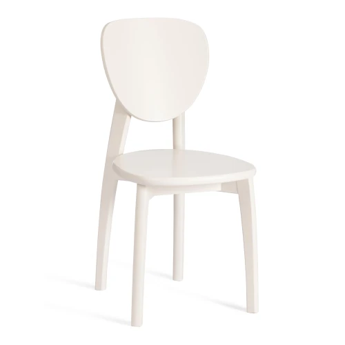 Стул DIAMANTE жесткое сидение бук, 42 х 42 х 85 см, ivory white (Комплект из 2 шт.)