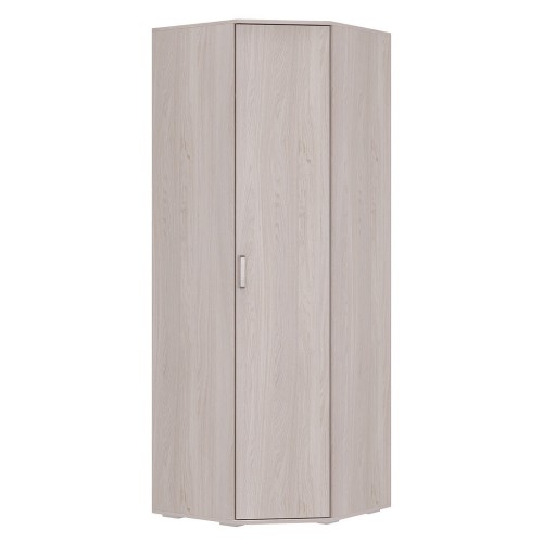 Шкаф угловой для одежды Белла, ясень белый
