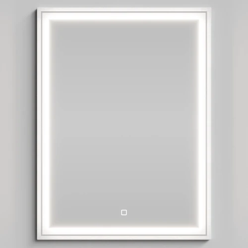 Зеркало Лайт 60, Белый камень ПВХ 57805