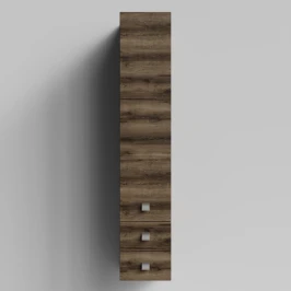 Пенал Квадро 30 подвесной, Дуб крымский коричневый ПВХ 131005-9005, правый