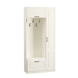 Шкаф комбинированный Ливерпуль 13.21, Белый, Ясень ваниль