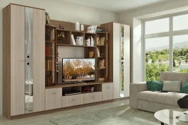 Гостиная Венеция, Ясень шимо светлый, Ясень шимо темный