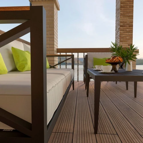 Лаунж зона VERITA  белая - каркас карбон