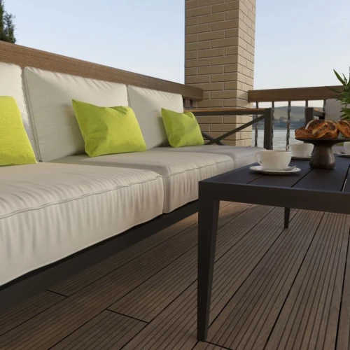 Лаунж зона VERITA  белая - каркас карбон