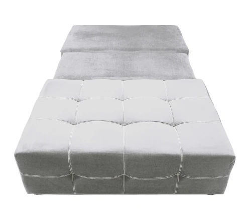 Диван аккордеон Марс Мини велюр серый 160