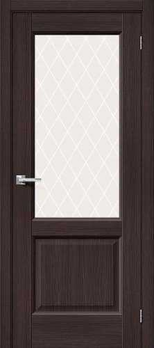 Межкомнатная дверь экошпон Неоклассик-33 Wenge Melinga White Сrystal