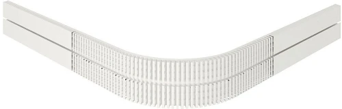 Цоколь радиусный ПВХ Белый 146*1006*13