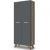 Шкаф Вега Скандинавия 800, серый
