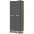 Шкаф Вега Скандинавия 800, серый