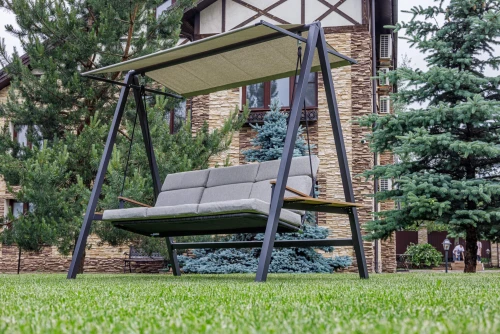 Качели LOAN трехместные из стали