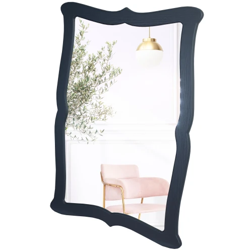 Зеркало навесное Берже 23 серый графит 97 см х 67 см