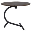 Стол журнальный Дуэт 14 дуб маррон/черный