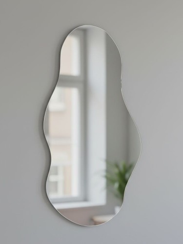 Зеркало настенное фигурное Сельетта-7 110 см х 55.8 см
