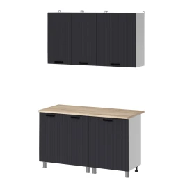 МК Аленушка 1,4м Лотос Сталь,скоба антрацит,сонома