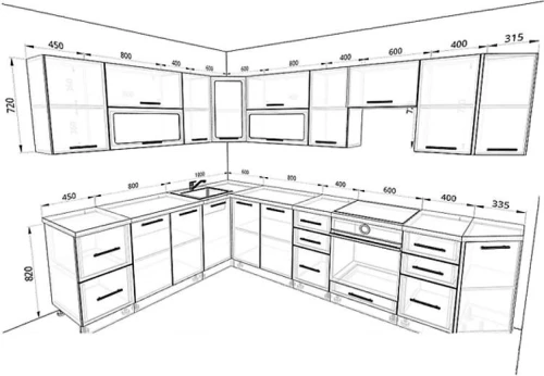 Кухня Базис Комплектация 44