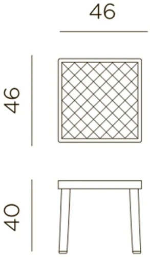 Столик Nardi Rodi, white