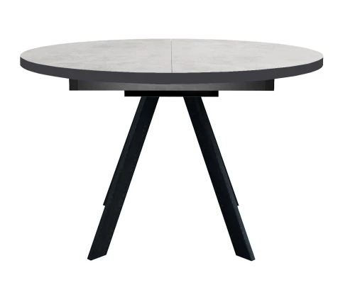 Стол DikLine RD100 Хромикс белый/опоры черные