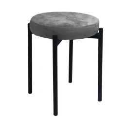 Комплект 2 шт. Табурет DikLine, M14 серый, ножки черные