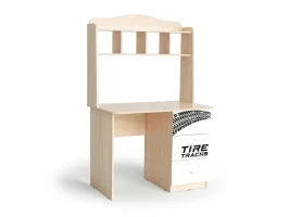 Стол письменный "Машина", Шимо светлый/Белый