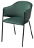 Стул ДИЛЛ, цвет H-30 изумрудный, велюр / черный каркас М-City