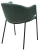 Стул ДИЛЛ, цвет H-30 изумрудный, велюр / черный каркас М-City